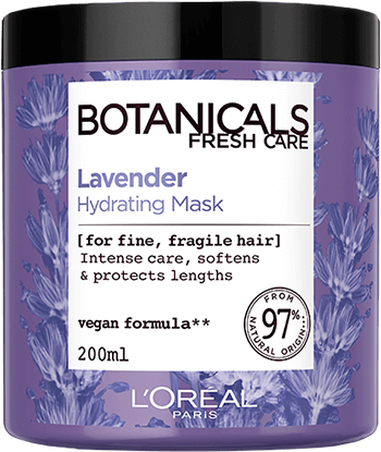 OAP HÅRPLEIE PLANTEEKSTRAKTER LAVENDER MASKE PRODUKTBILDE FRONT
